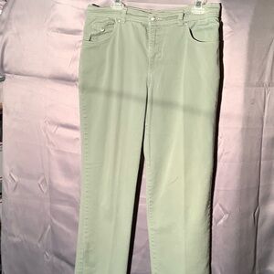 Sleek Mint Straight Leg Women's Jeans